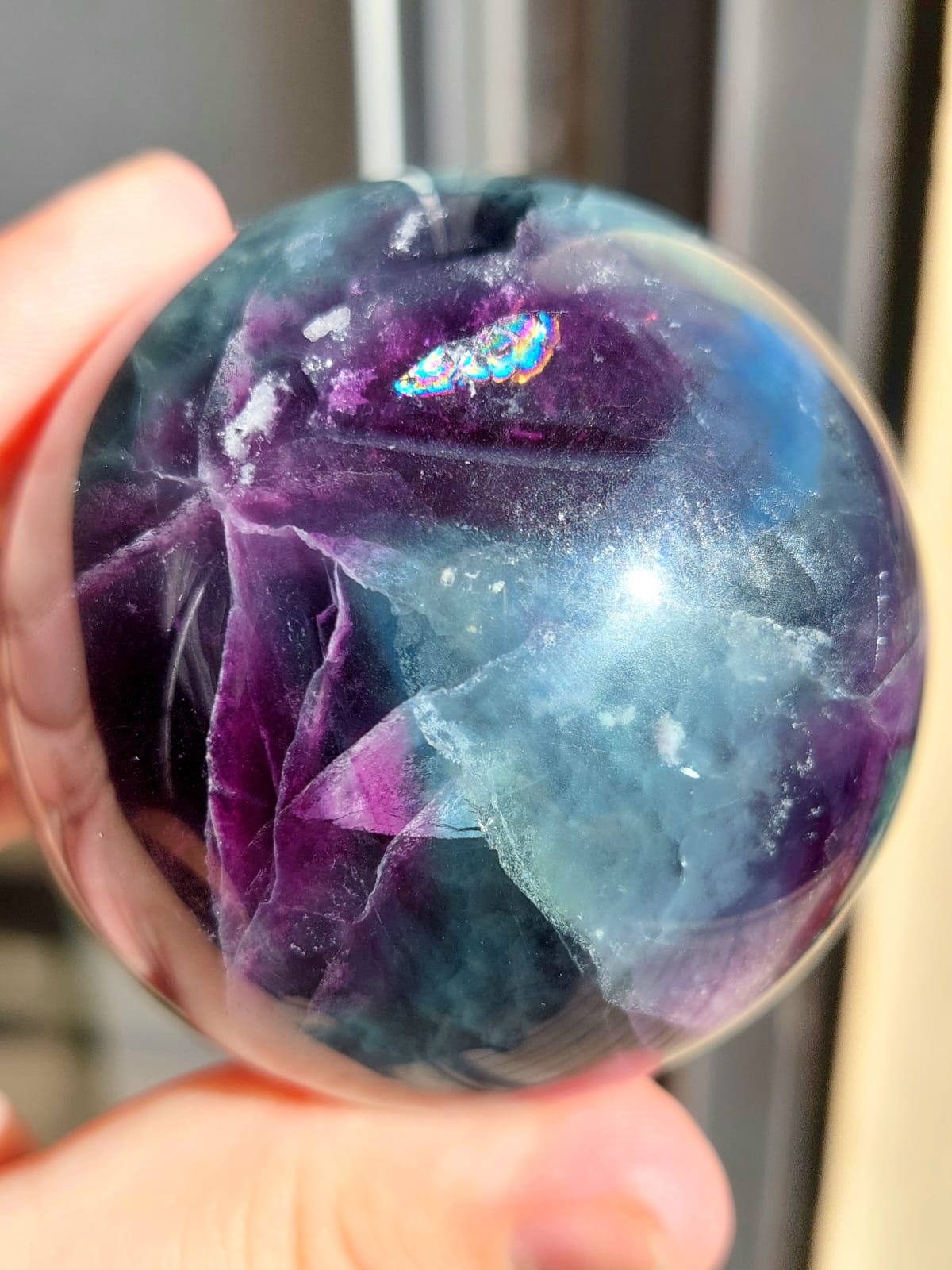 Fluorite sfera - 6,3 cm