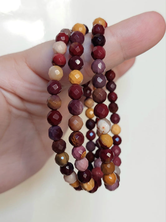 Bracciale perline Mookaite - 1 Pz