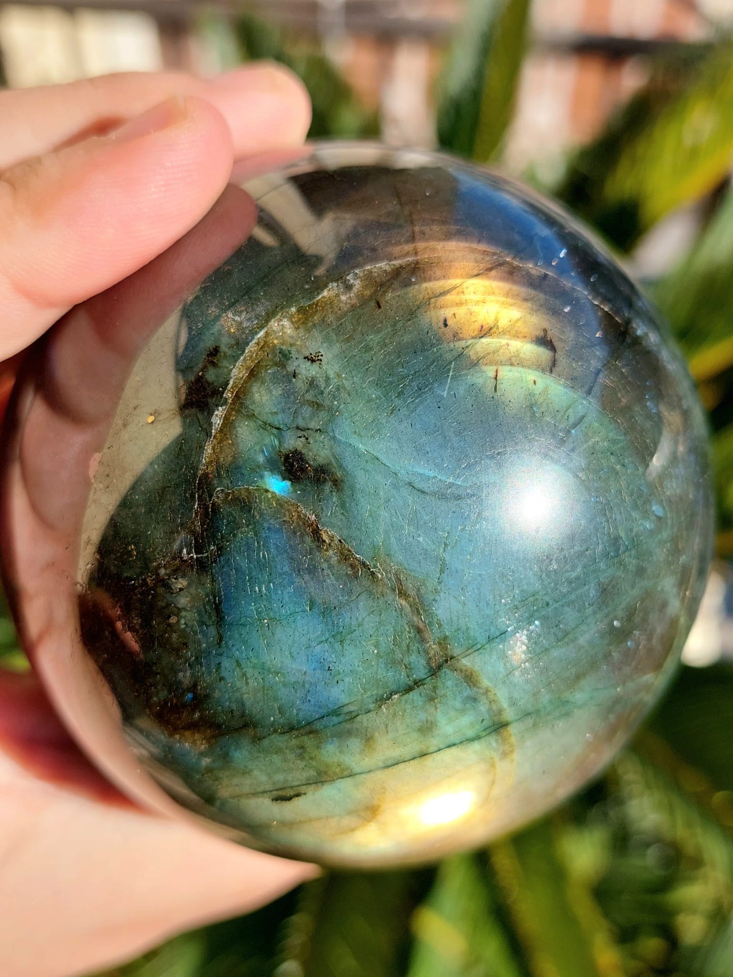 Labradorite sfera XL - 8,6 cm