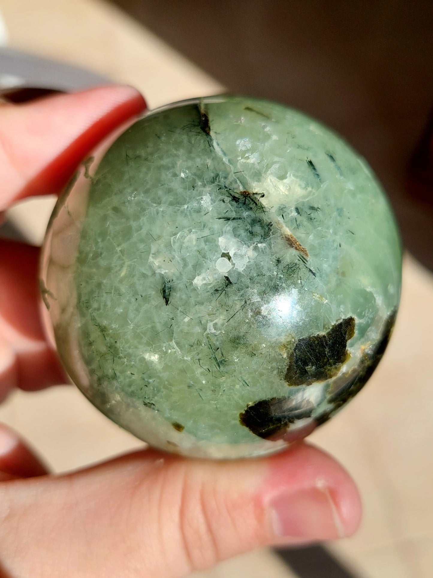 Sfera Prehnite - 5,8 cm