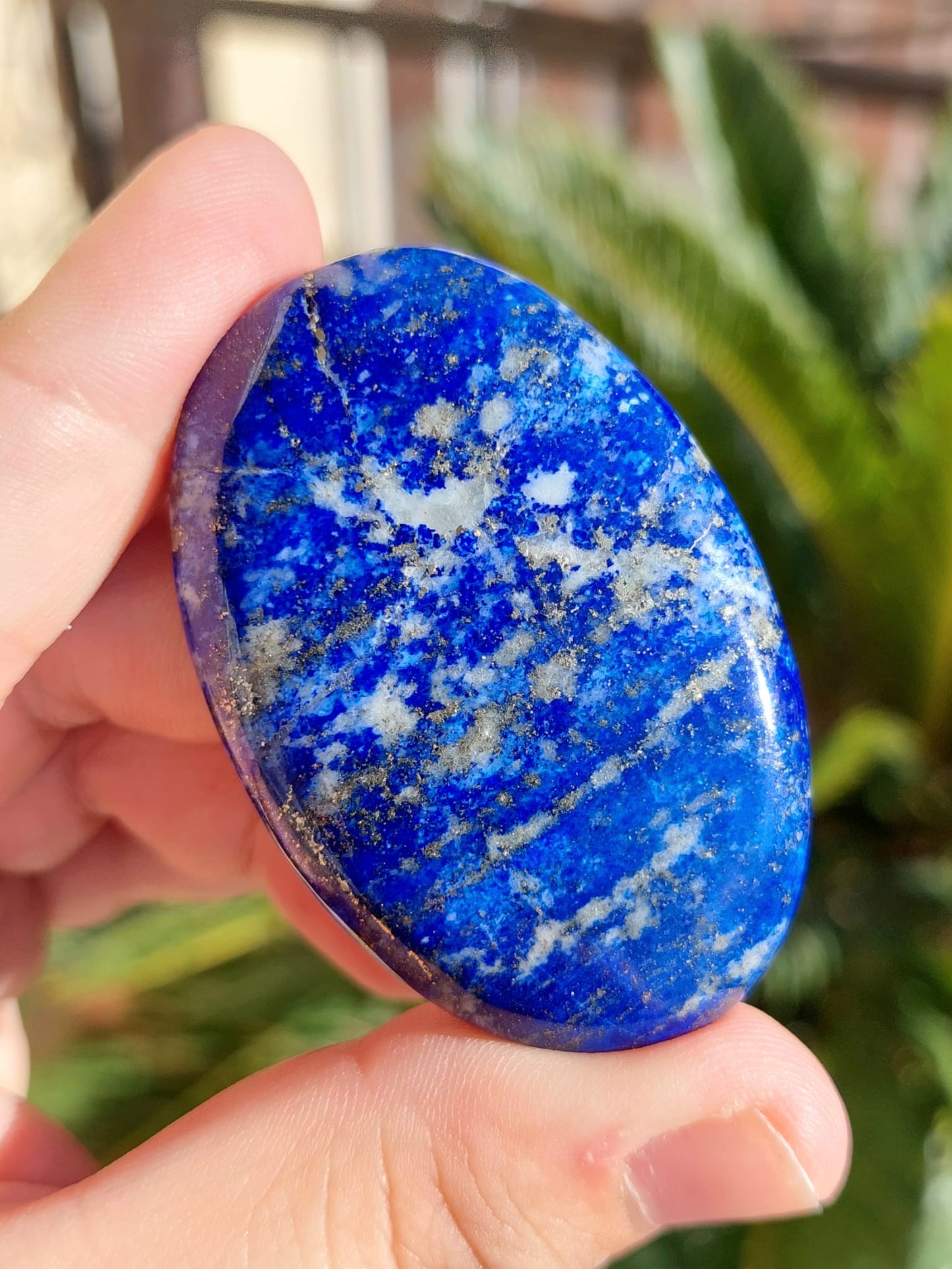 Lapislazzuli palmstone - 1 Pz