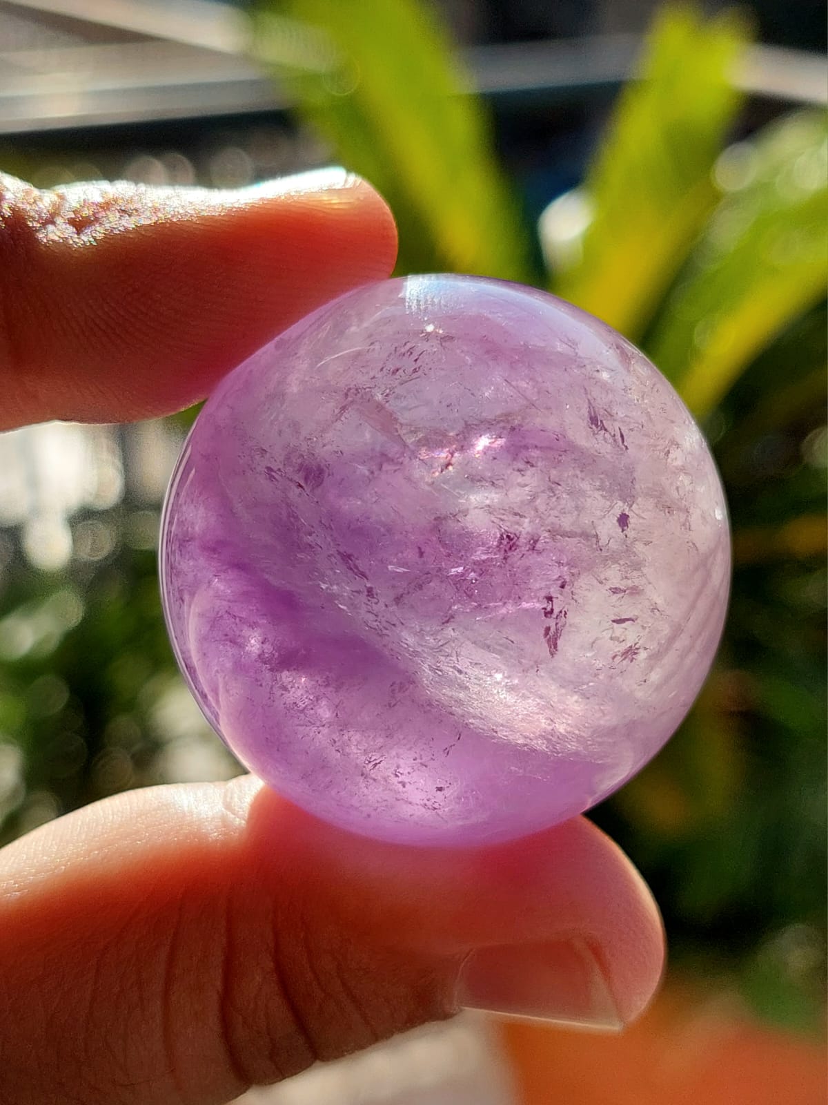 Ametista mini sfera - 3,8 cm