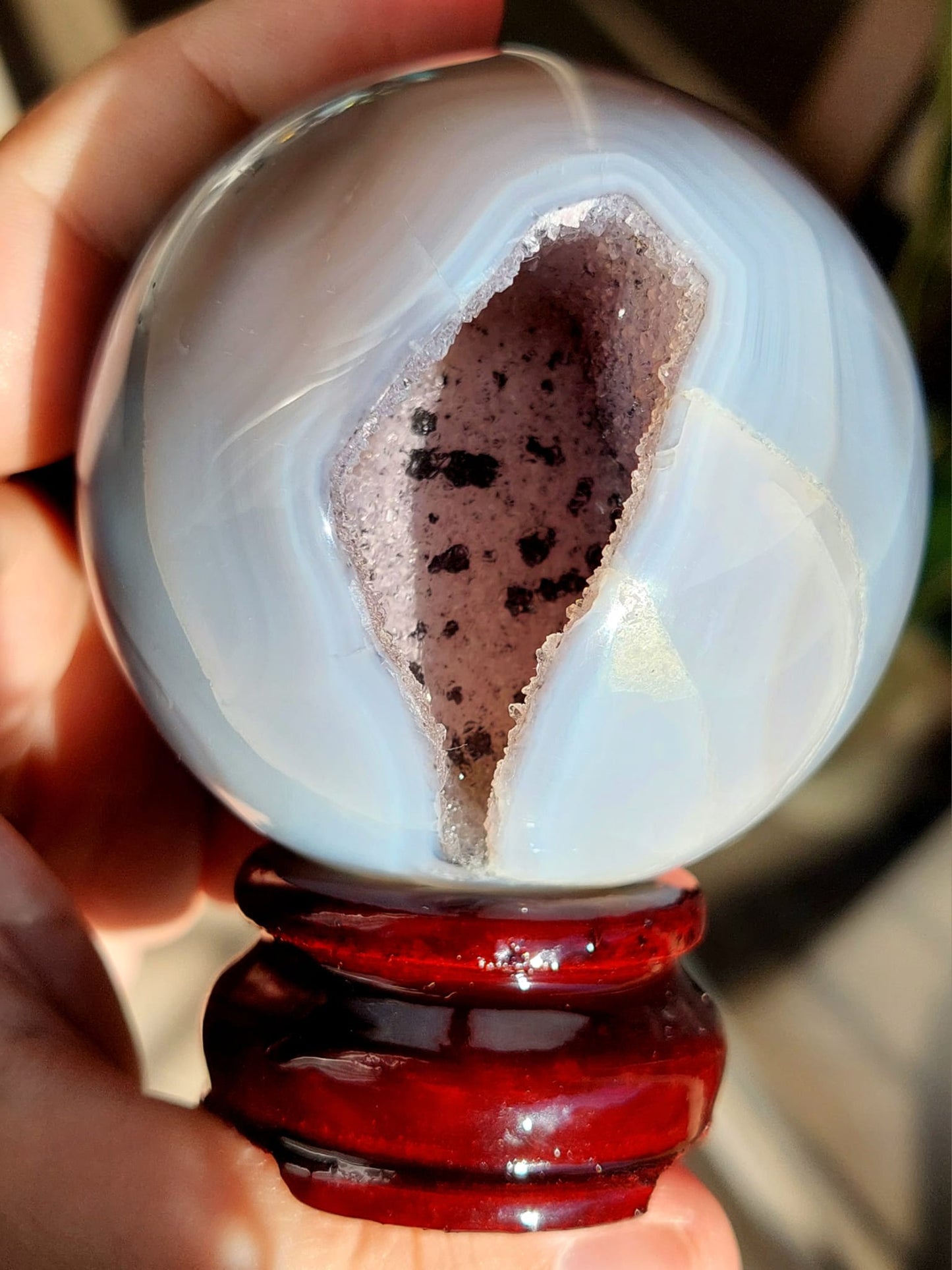 Agata Drusy sfera - 6,4 cm