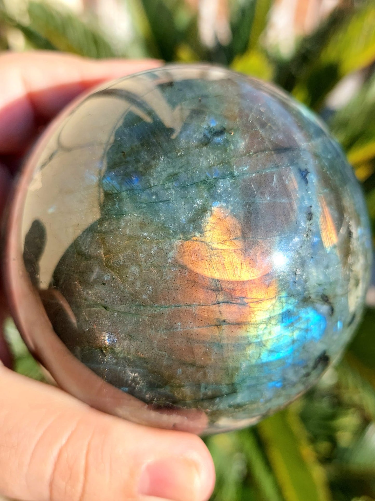 Labradorite sfera XL - 8,6 cm