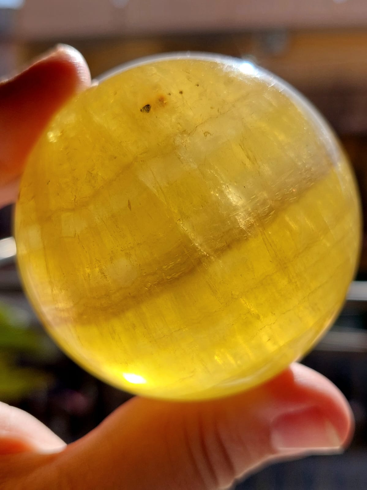 Fluorite sfera - 6 cm