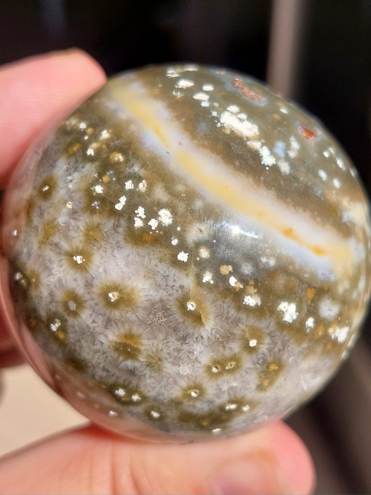 Diaspro Oceano sfera - 5,4 cm