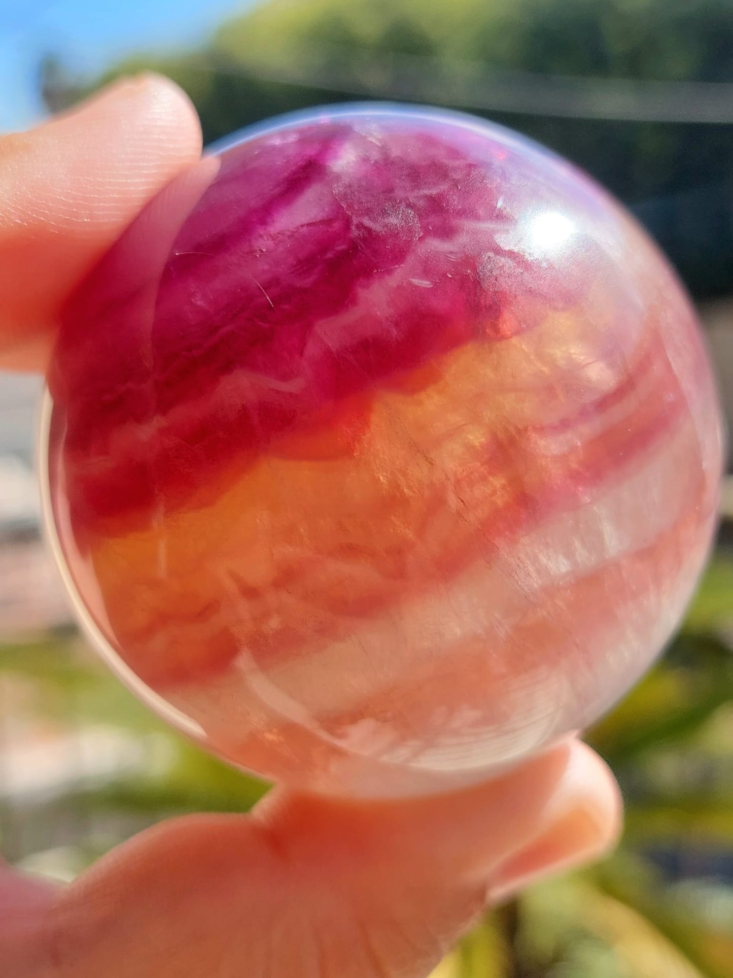Fluorite sfera - 5,5 cm