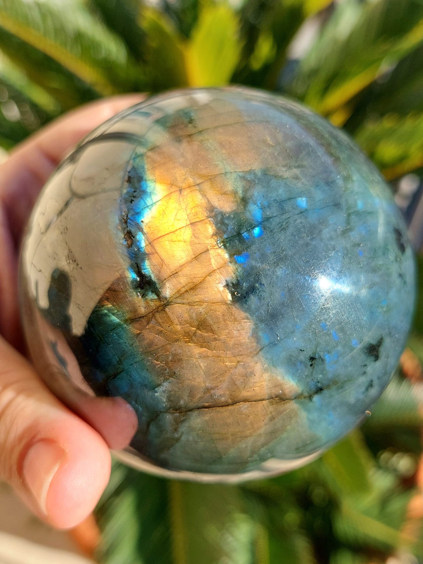 Labradorite sfera XL - 8,6 cm