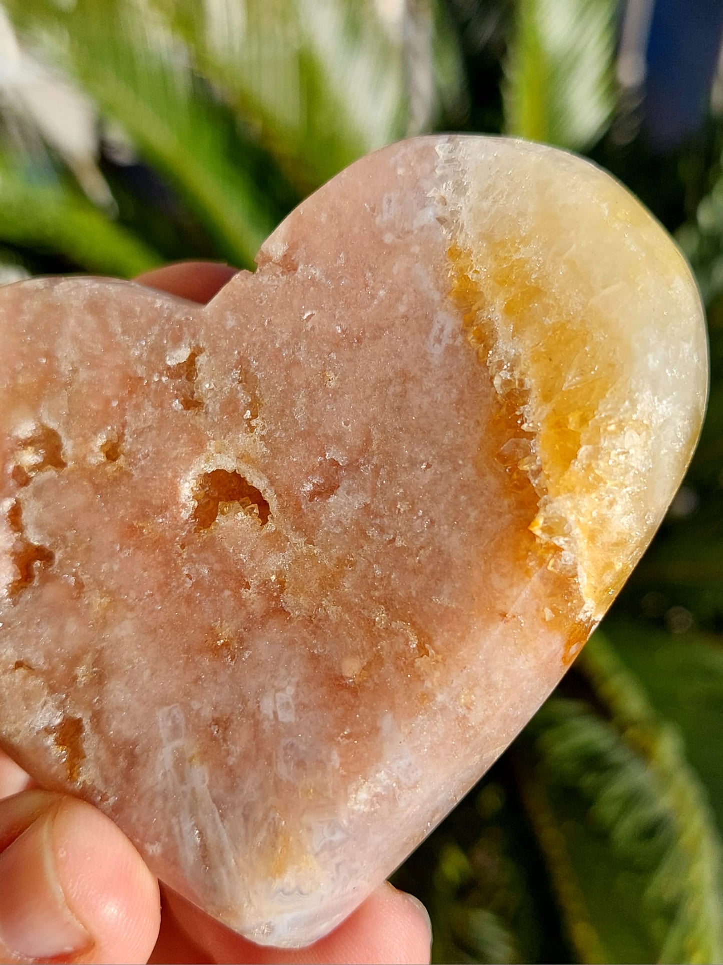 Ametista Rosa cuore - 9 cm