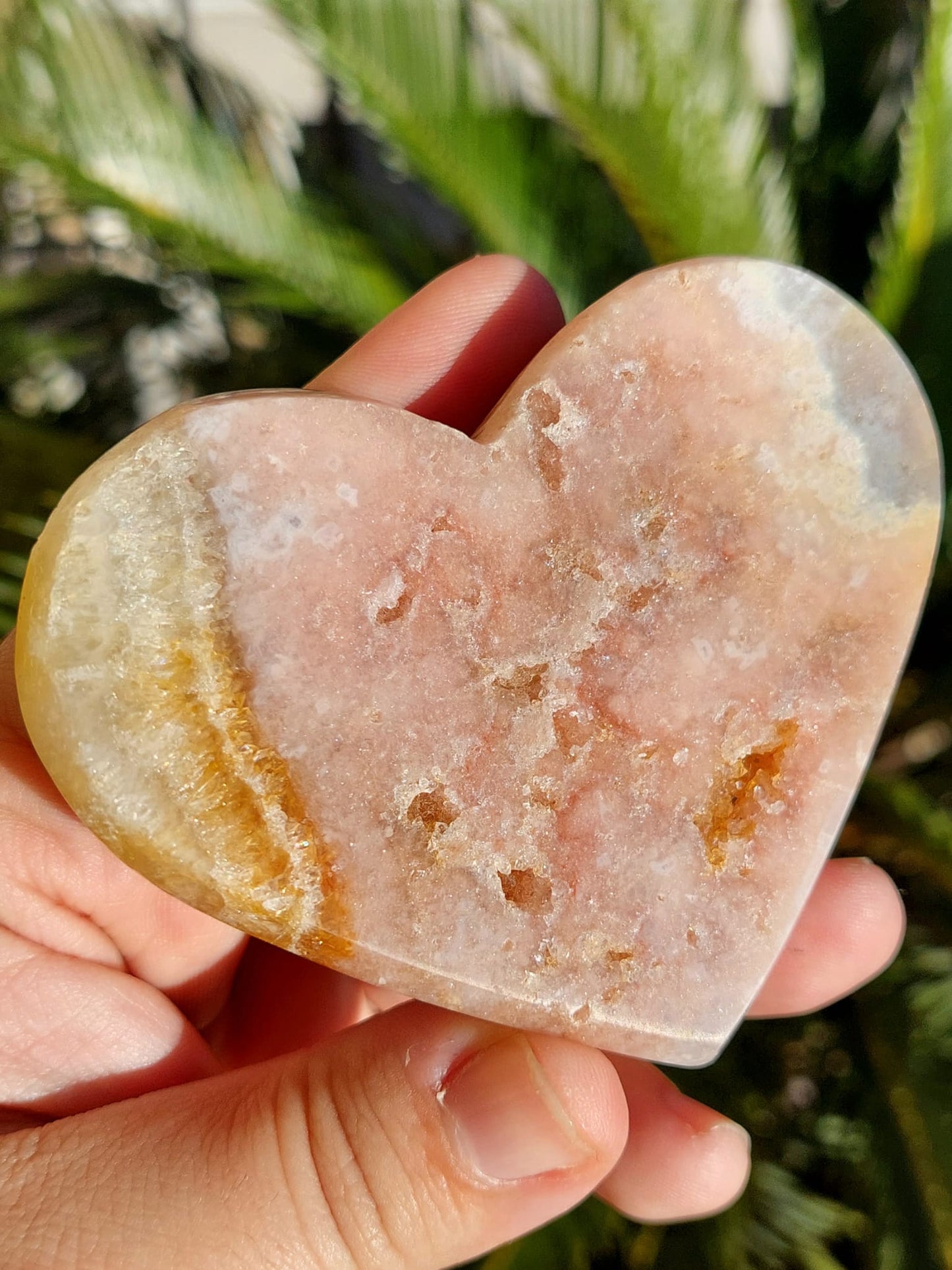 Ametista Rosa cuore - 9 cm