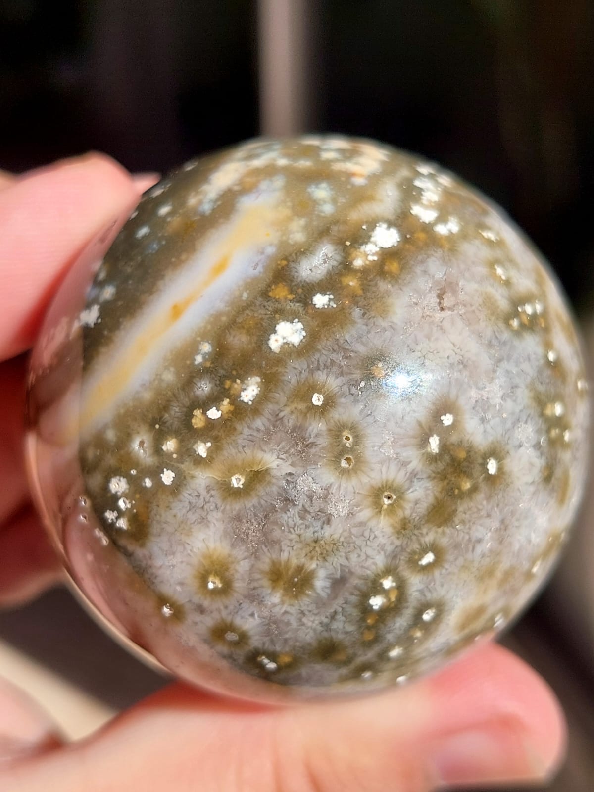 Diaspro Oceano sfera - 5,4 cm