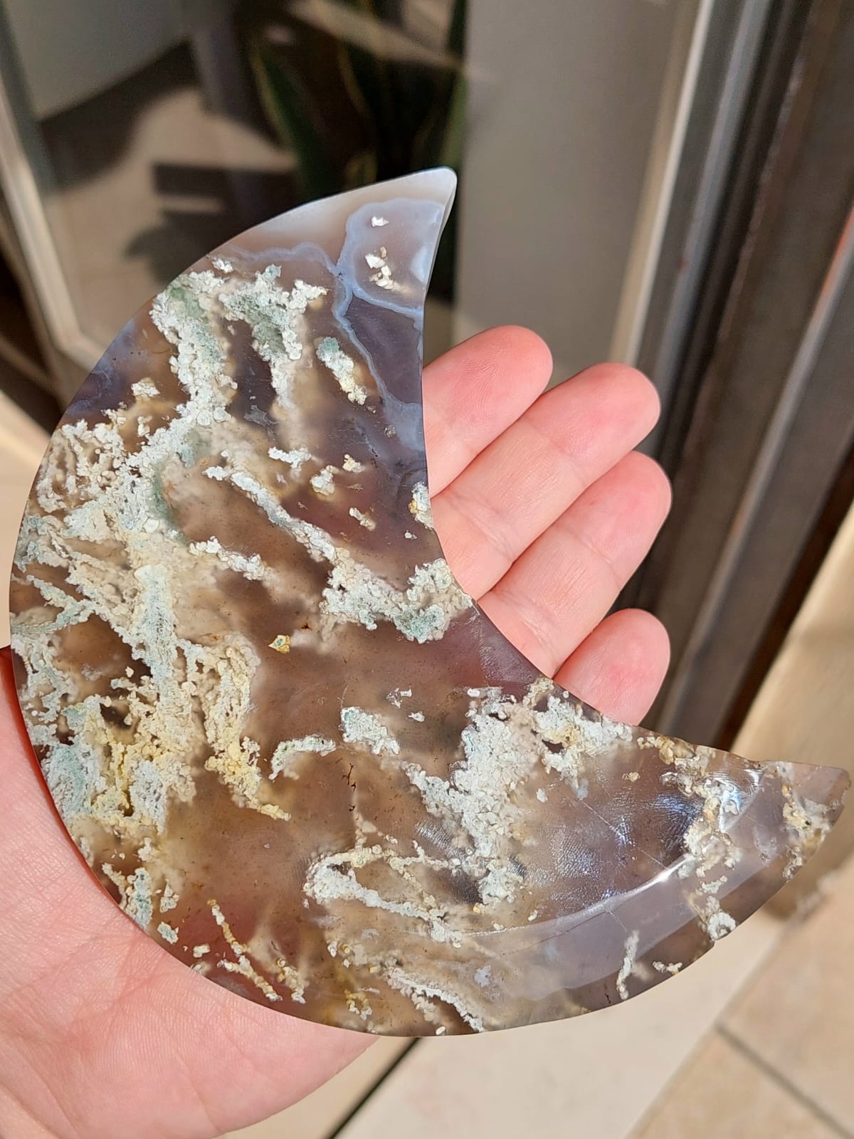 Agata Muschiata Luna - 14 cm
