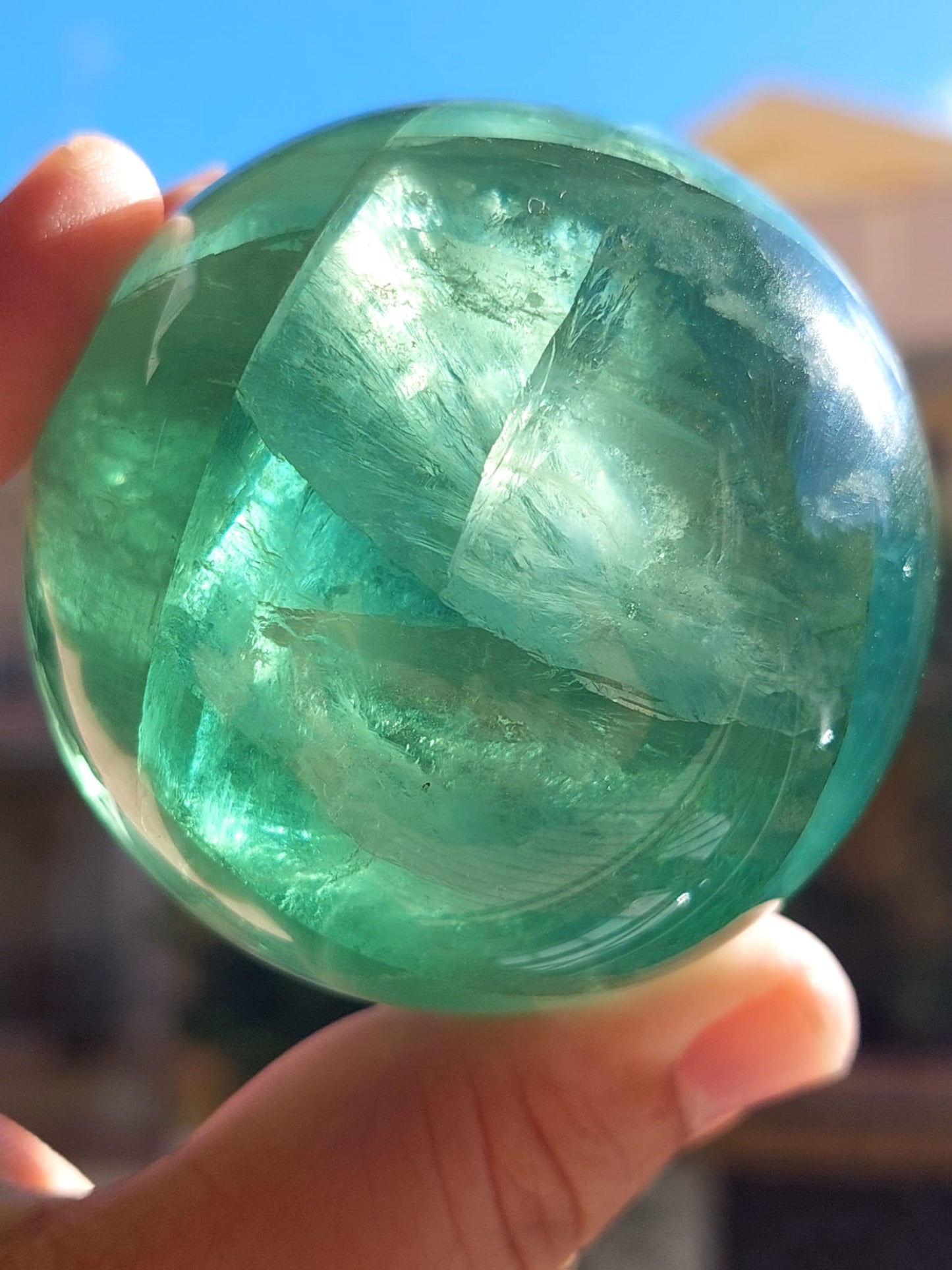 Fluorite sfera - 6 cm