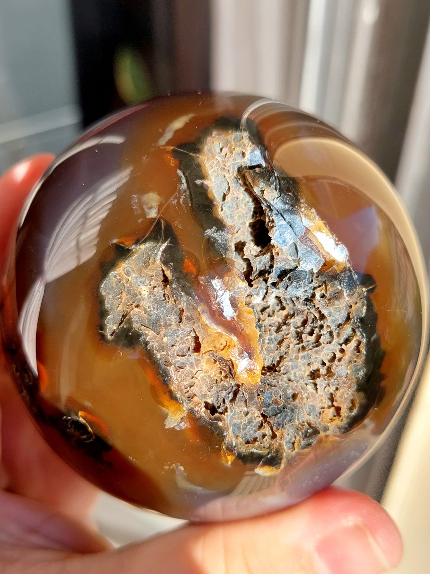 Agata Drusy sfera - 7,7 cm