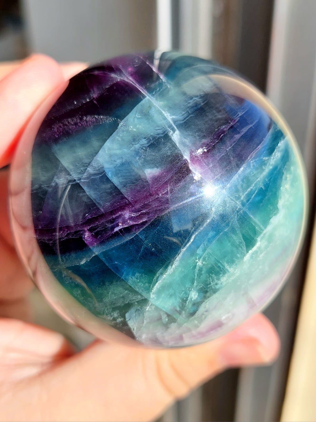 Fluorite sfera - 6,3 cm
