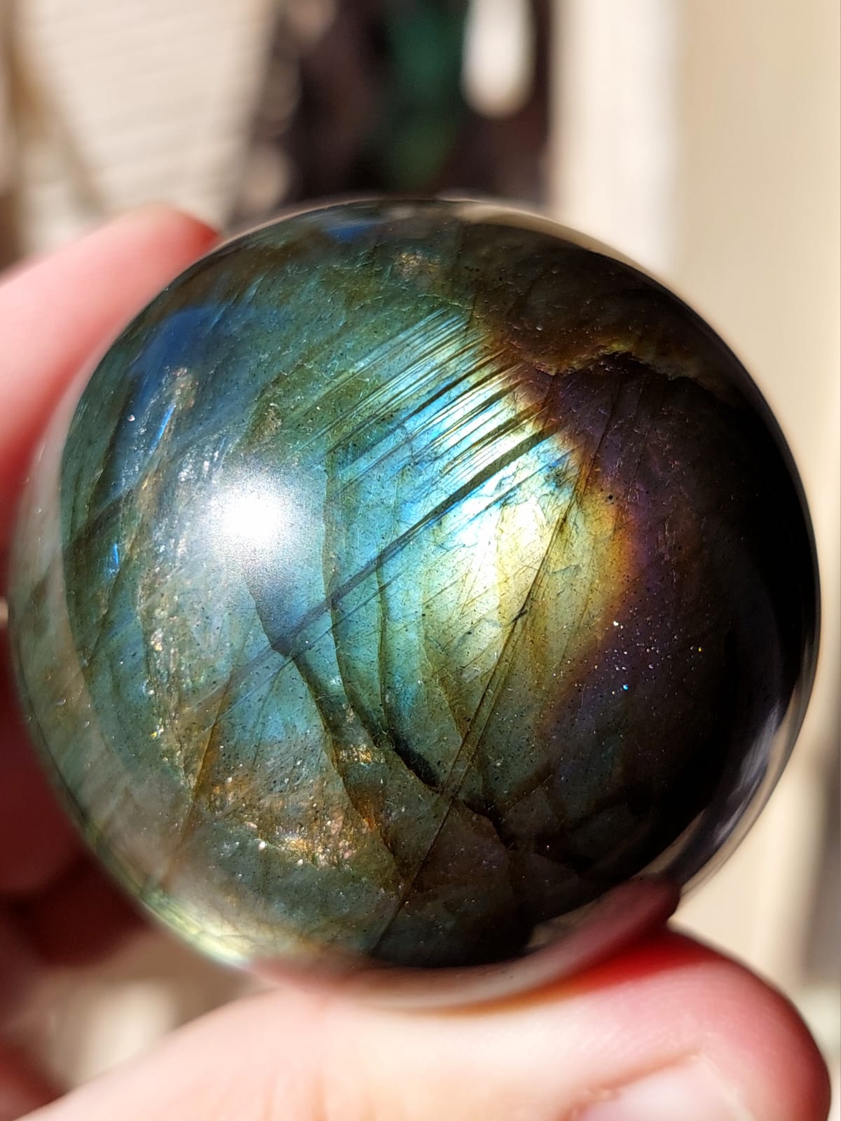 Labradorite sfera - 5 cm