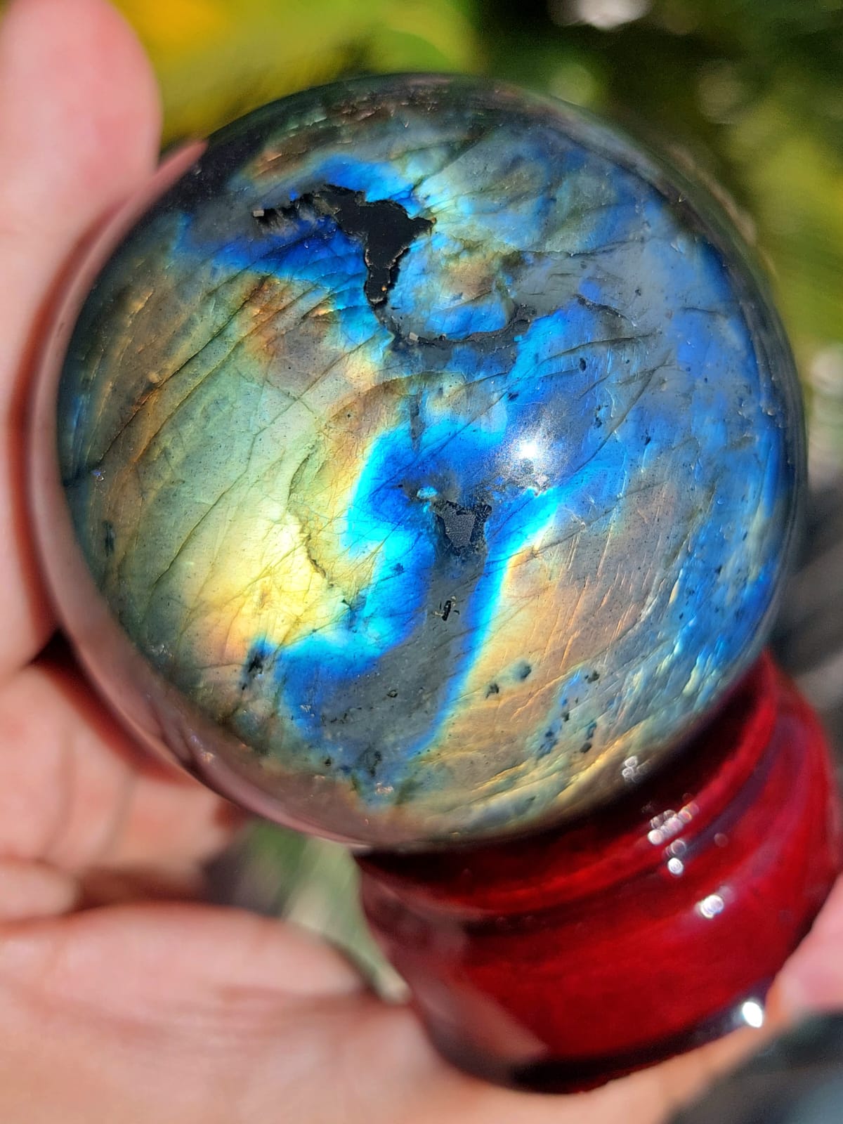 Labradorite sfera - 6,2 cm