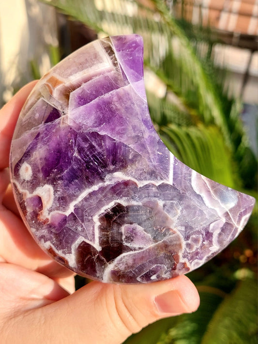 Ametista Chevron Luna - 8,2 cm