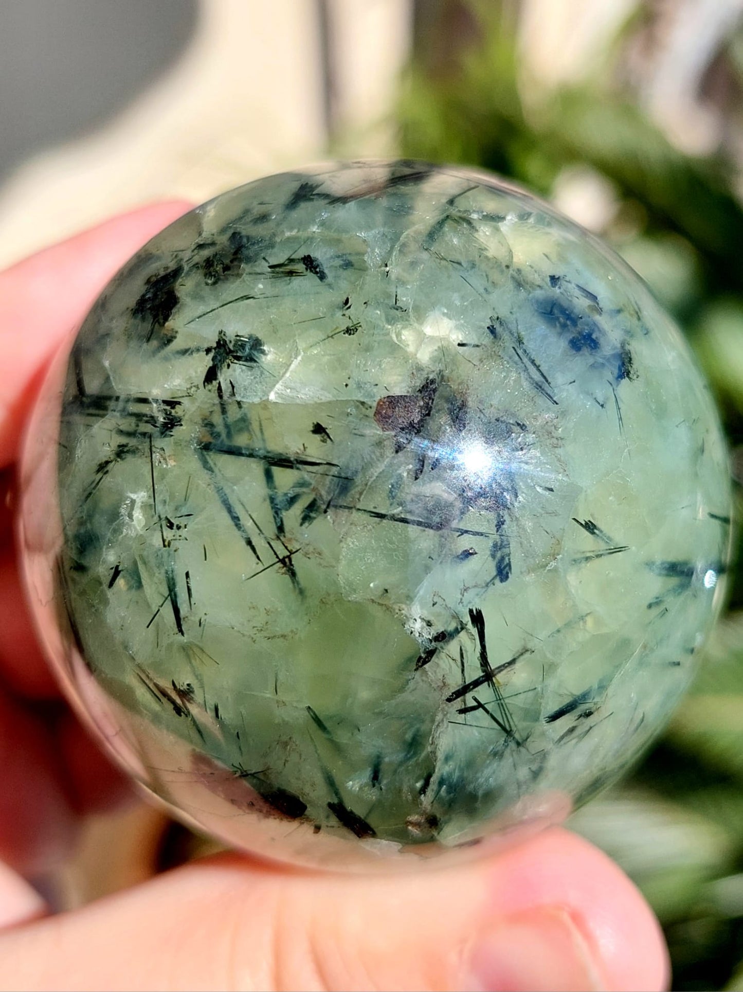 Sfera Prehnite - 5,5 cm