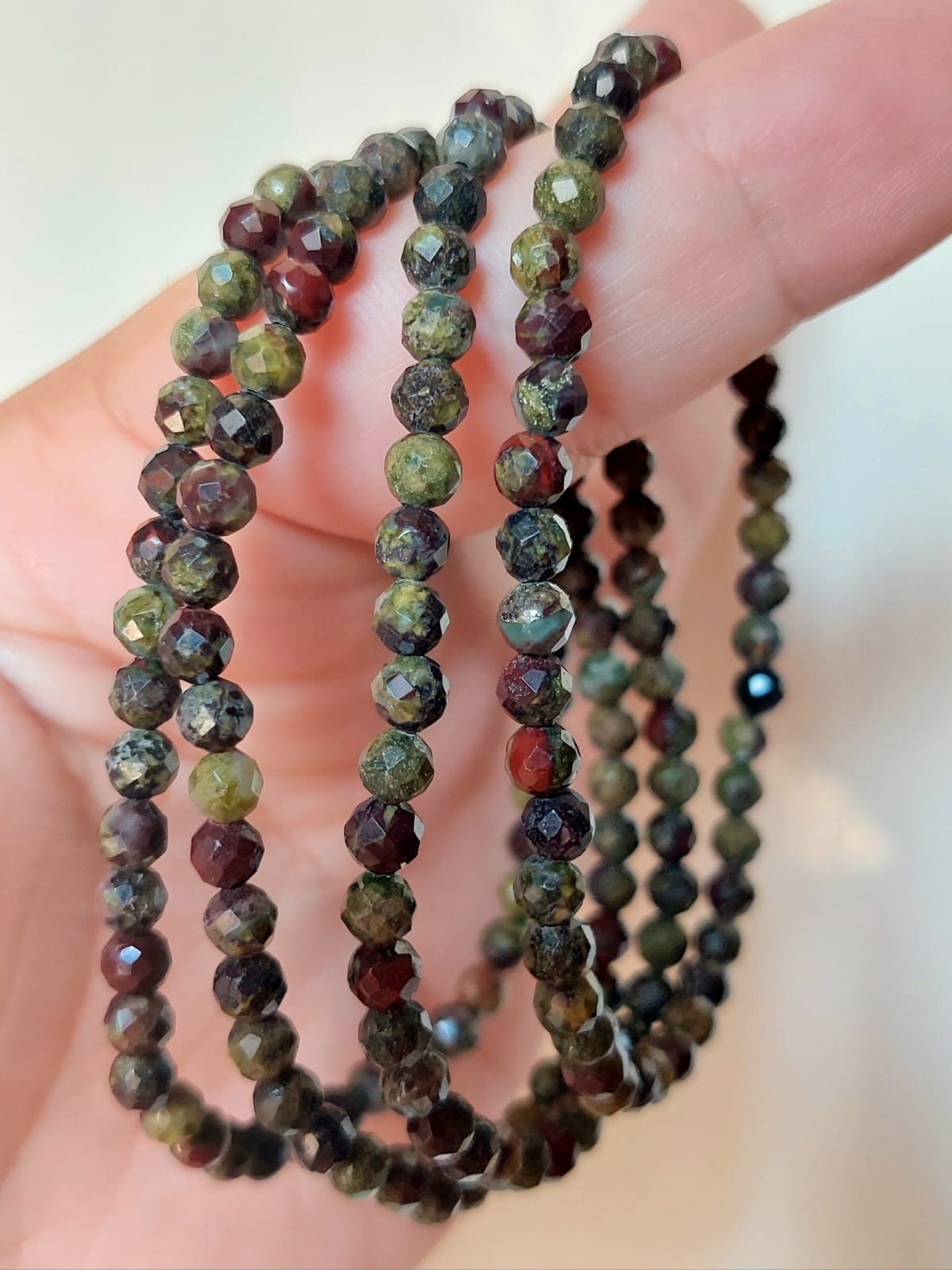 Bracciale perline Sangue di Drago - 1 Pz
