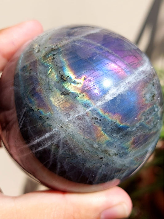 Labradorite sfera - 7,3 cm