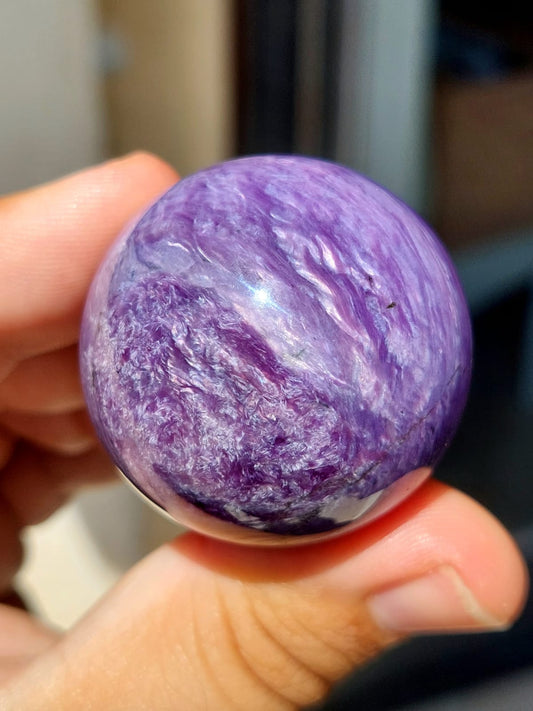 Charoite sfera - 3,7 cm