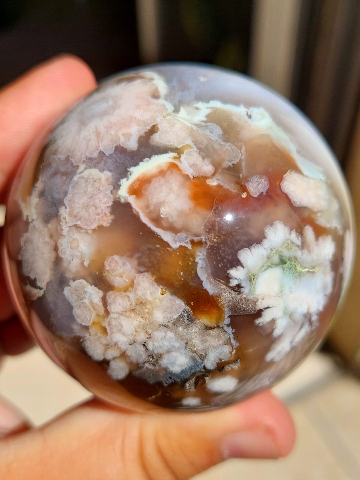 Agata Sakura sfera - 6,1 cm