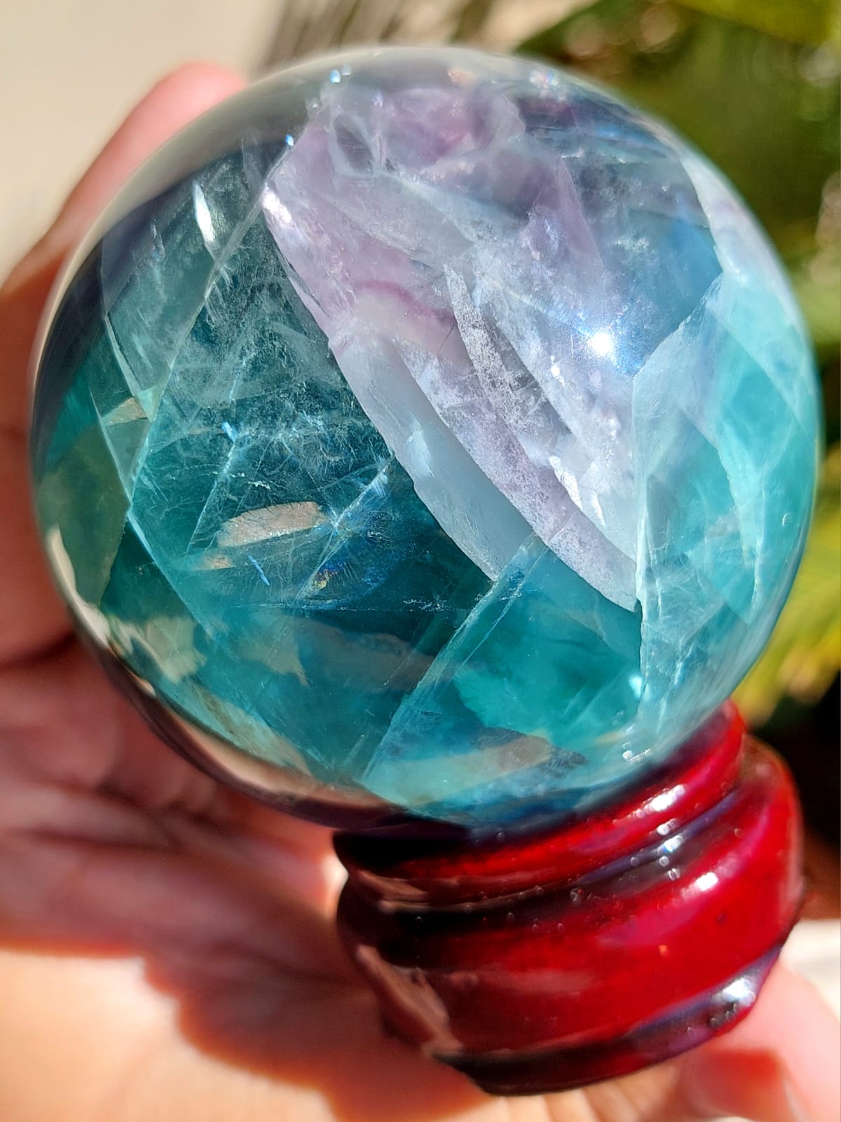 Fluorite sfera - 7,1 cm
