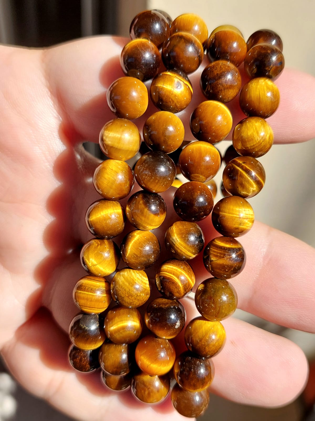 Bracciale perle Occhio di Tigre - 1 Pz