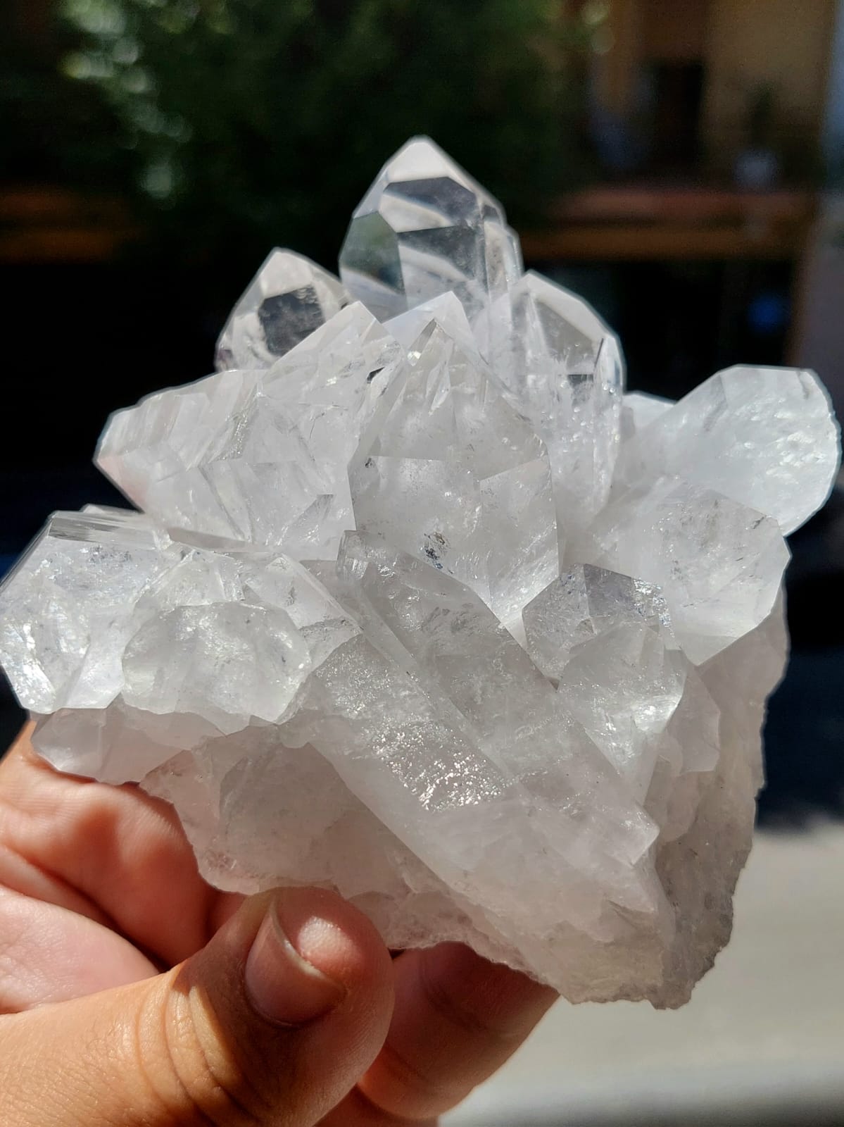 Cluster Quarzo Ialino