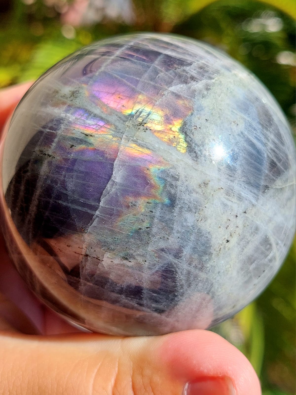 Labradorite sfera - 7,3 cm