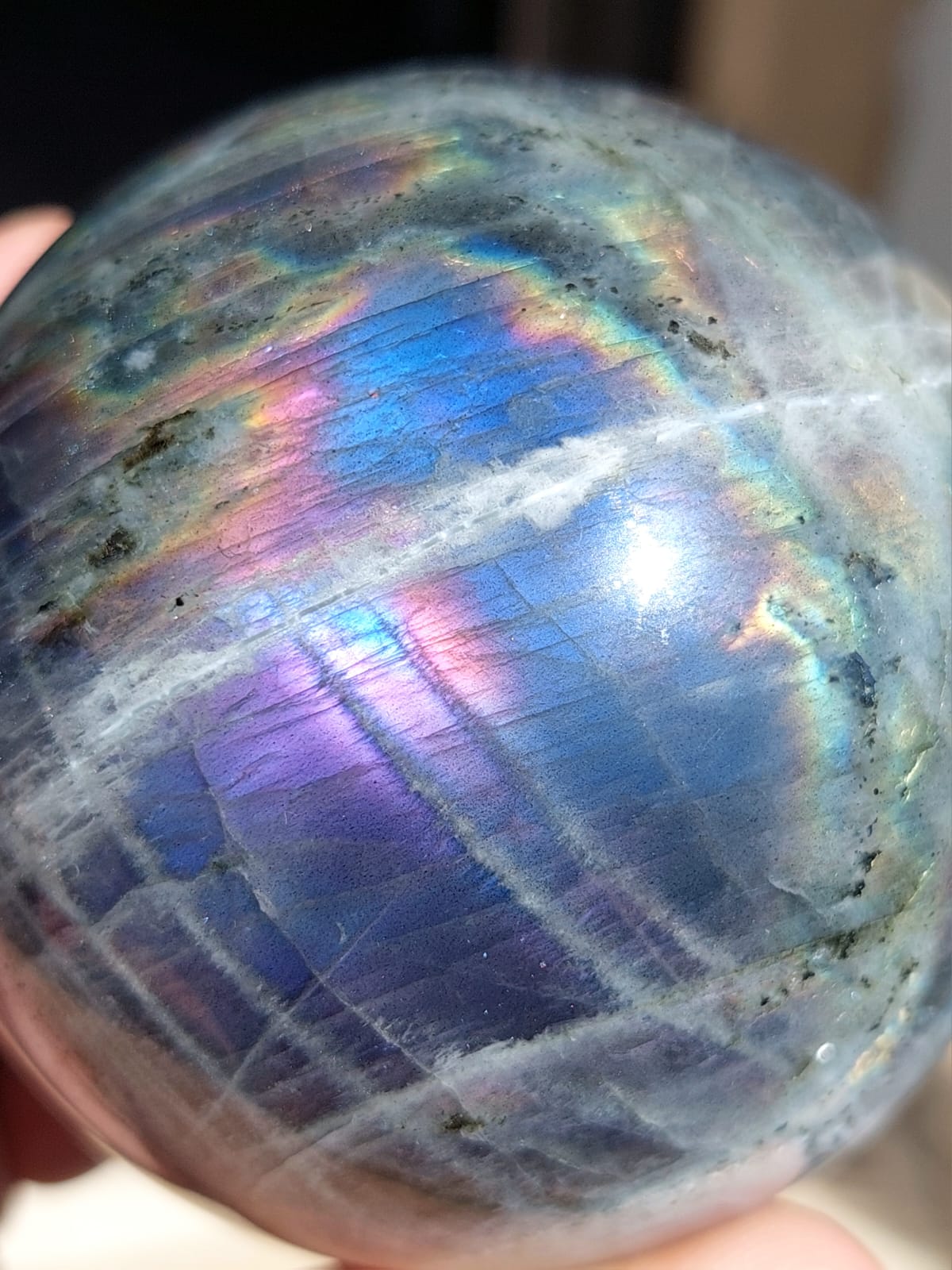 Labradorite sfera - 7,3 cm