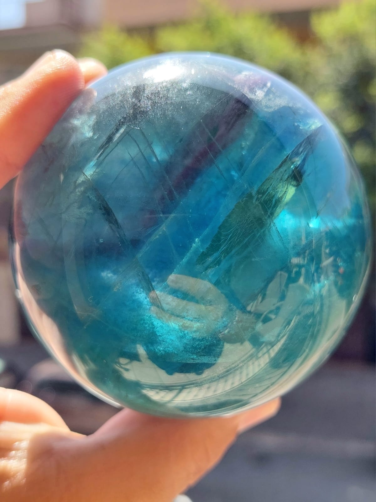Fluorite sfera - 7,8 cm