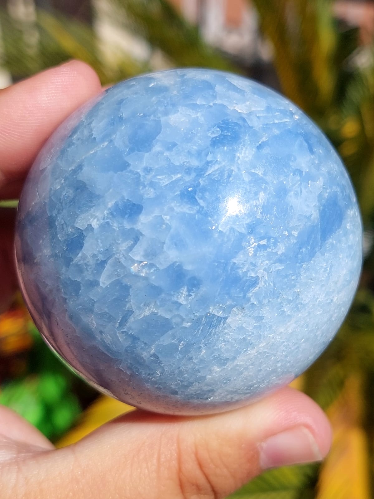 Calcite Azzurra sfera - 6,2 cm