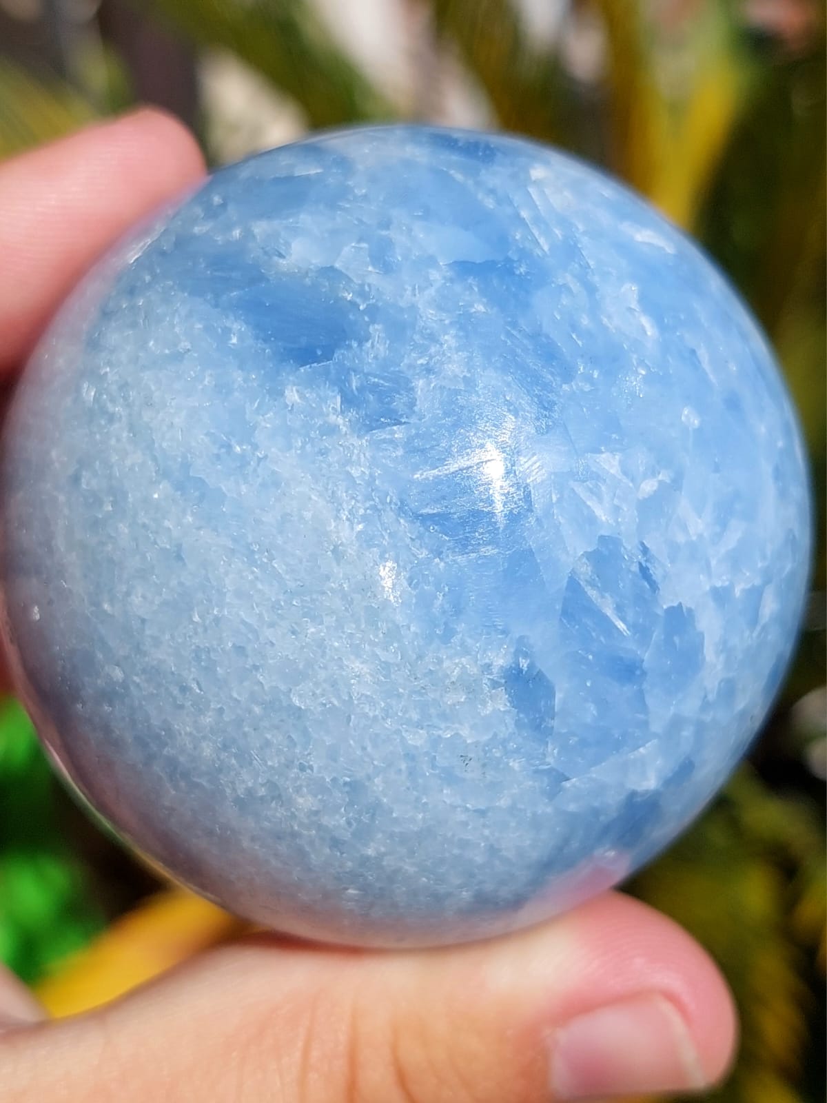 Calcite Azzurra sfera - 6,2 cm