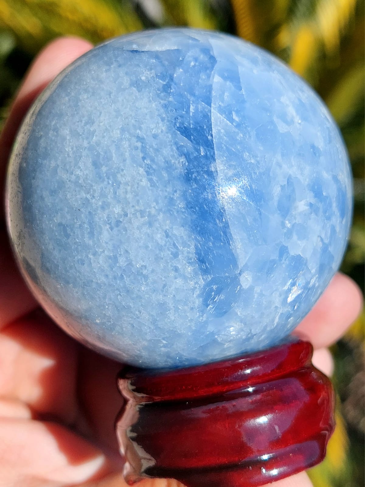 Calcite Azzurra sfera - 6,2 cm