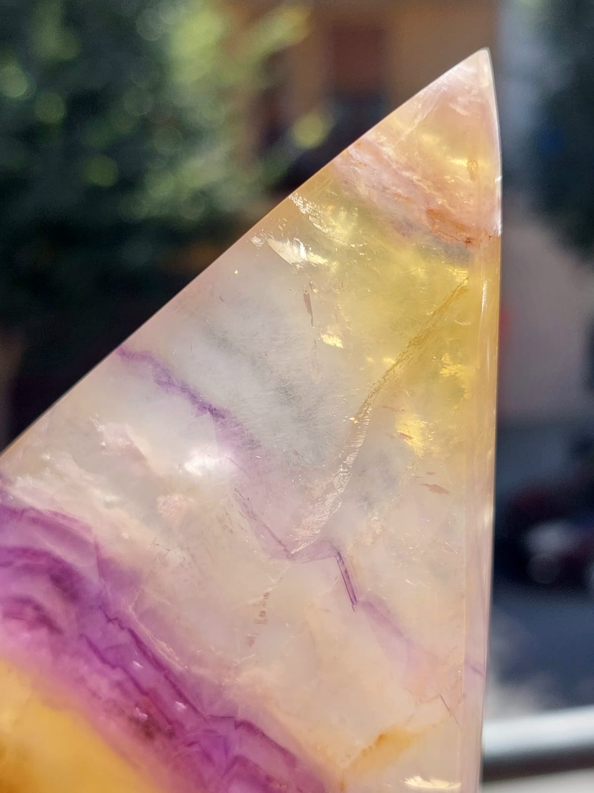 Fluorite forma a punta