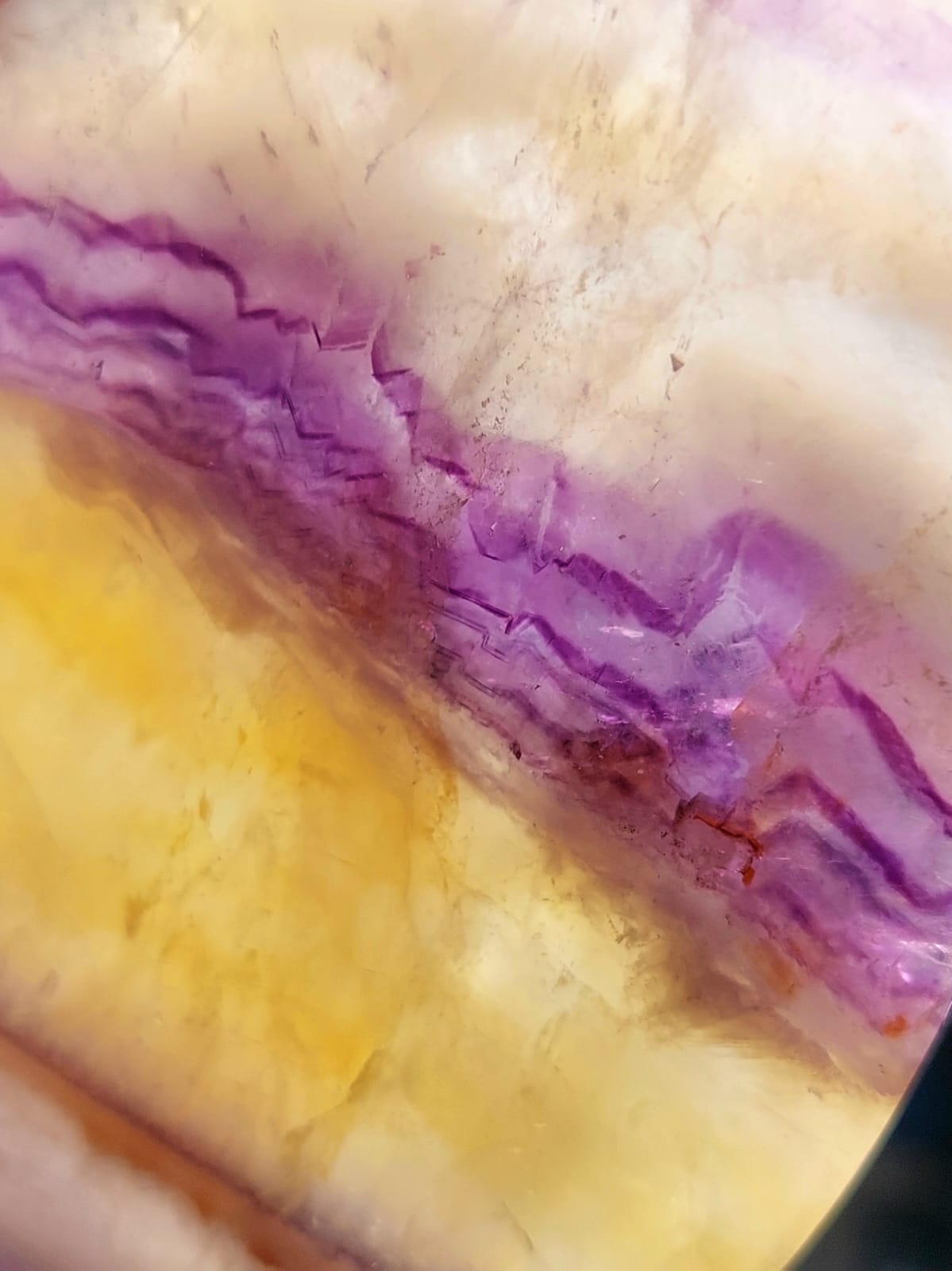 Fluorite forma a punta