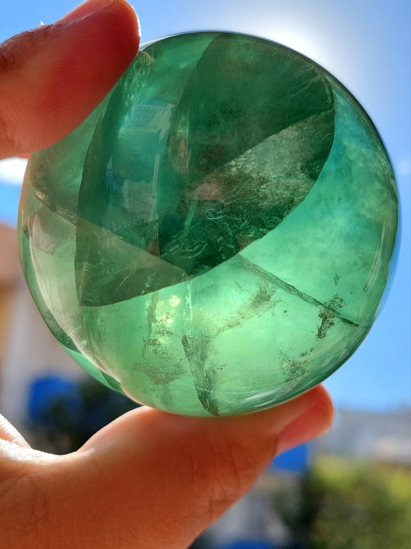 Fluorite sfera - 6 cm