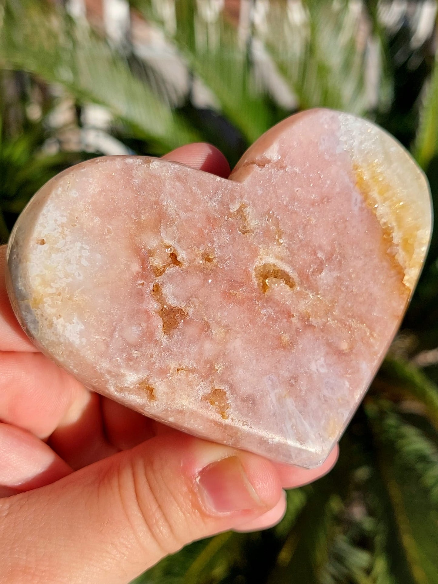 Ametista Rosa cuore - 9 cm