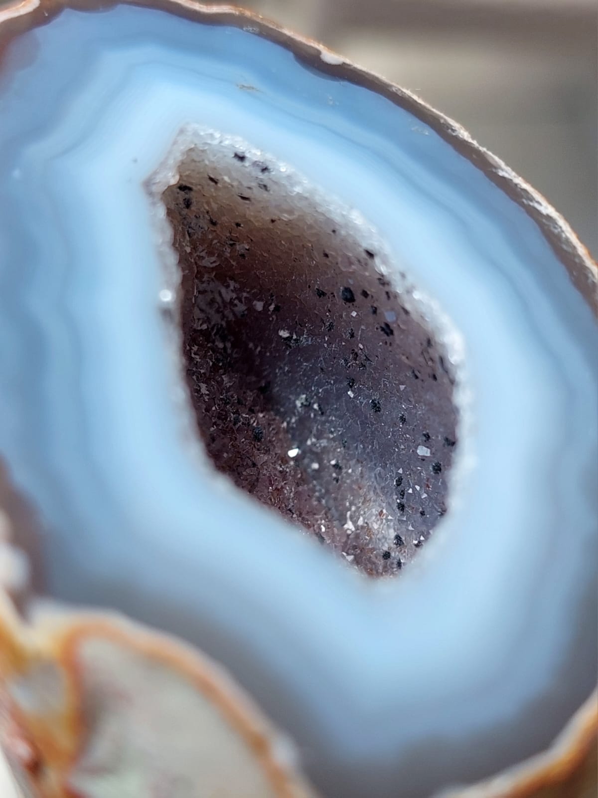 Geode Agata su stand