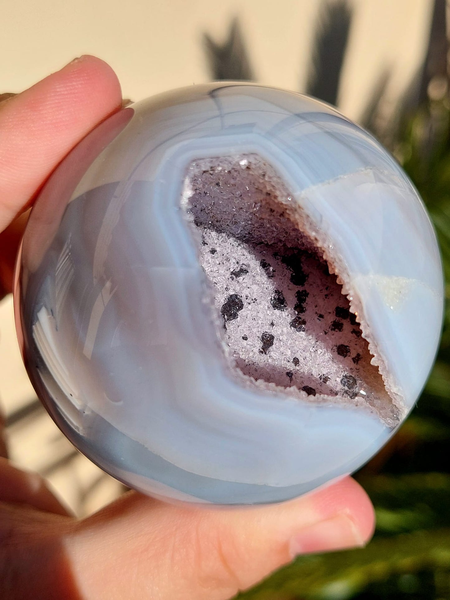 Agata Drusy sfera - 6,4 cm