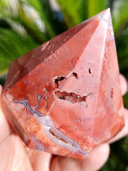 Agata rosa 'diamante'