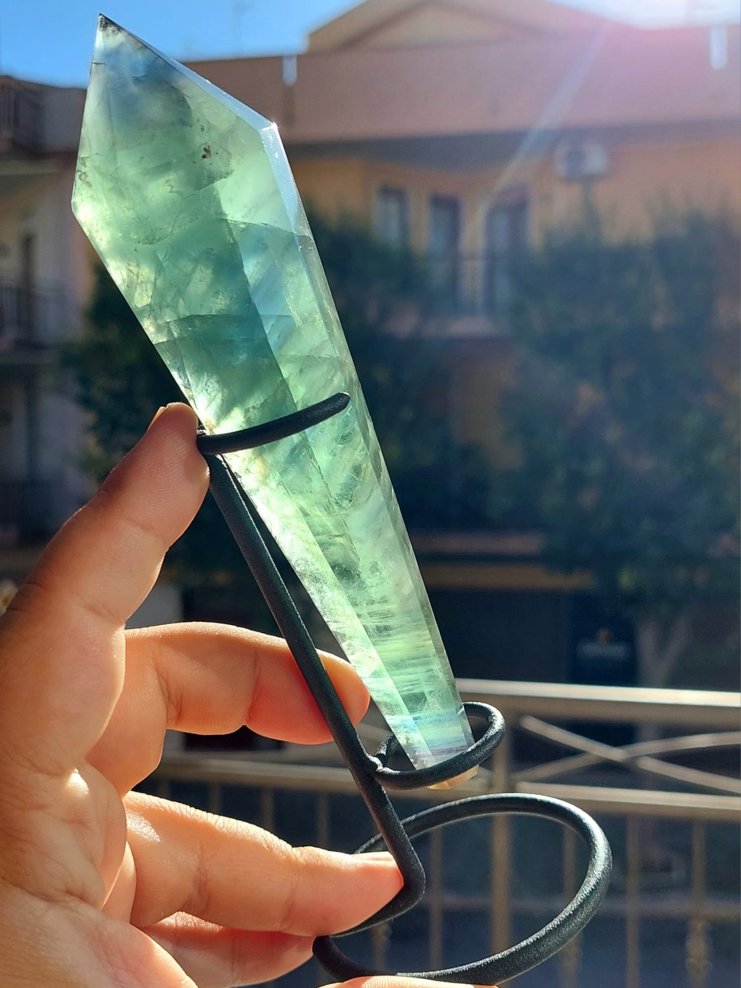 Fluorite Bacchetta - 14,9 cm