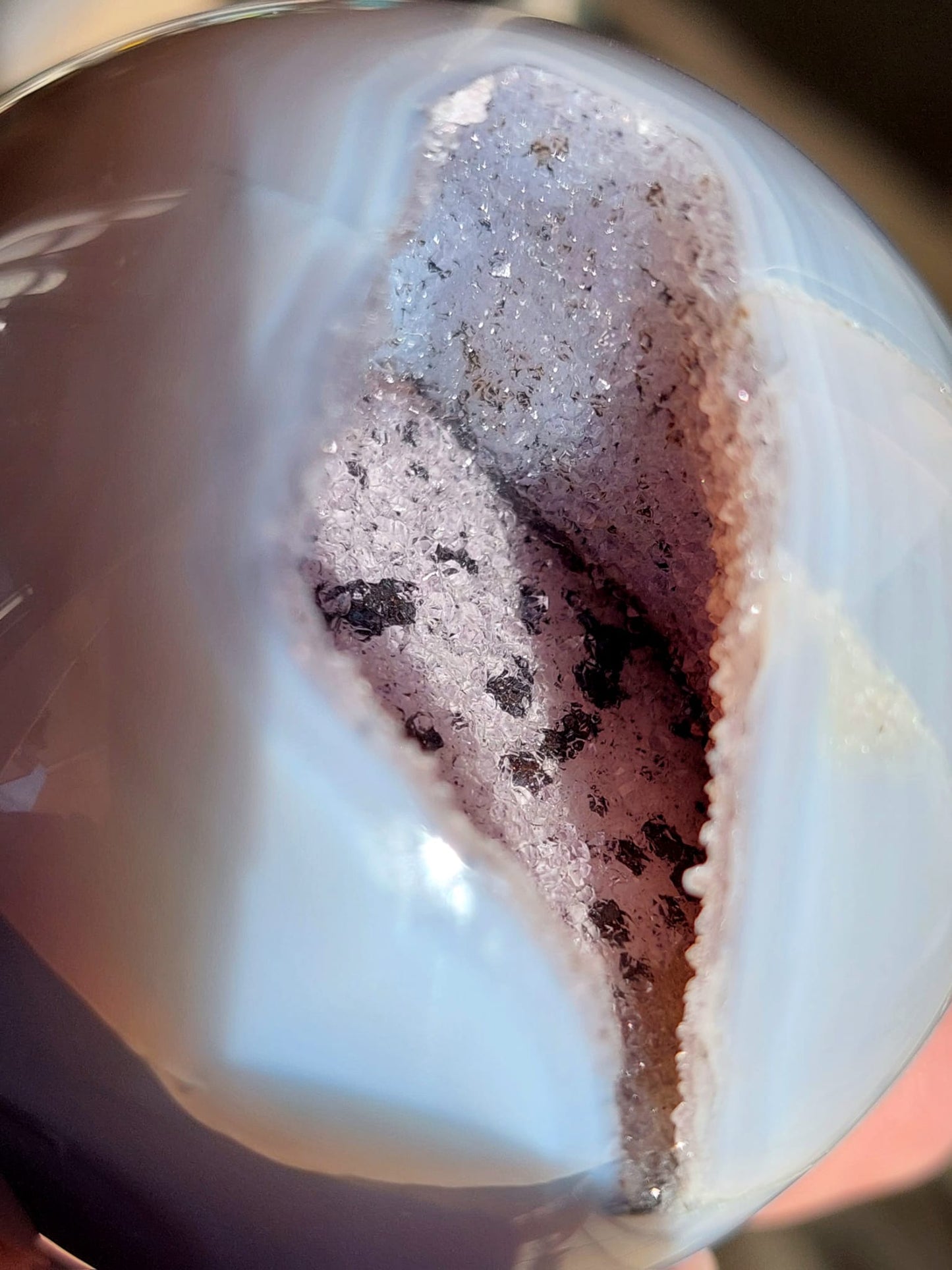 Agata Drusy sfera - 6,4 cm