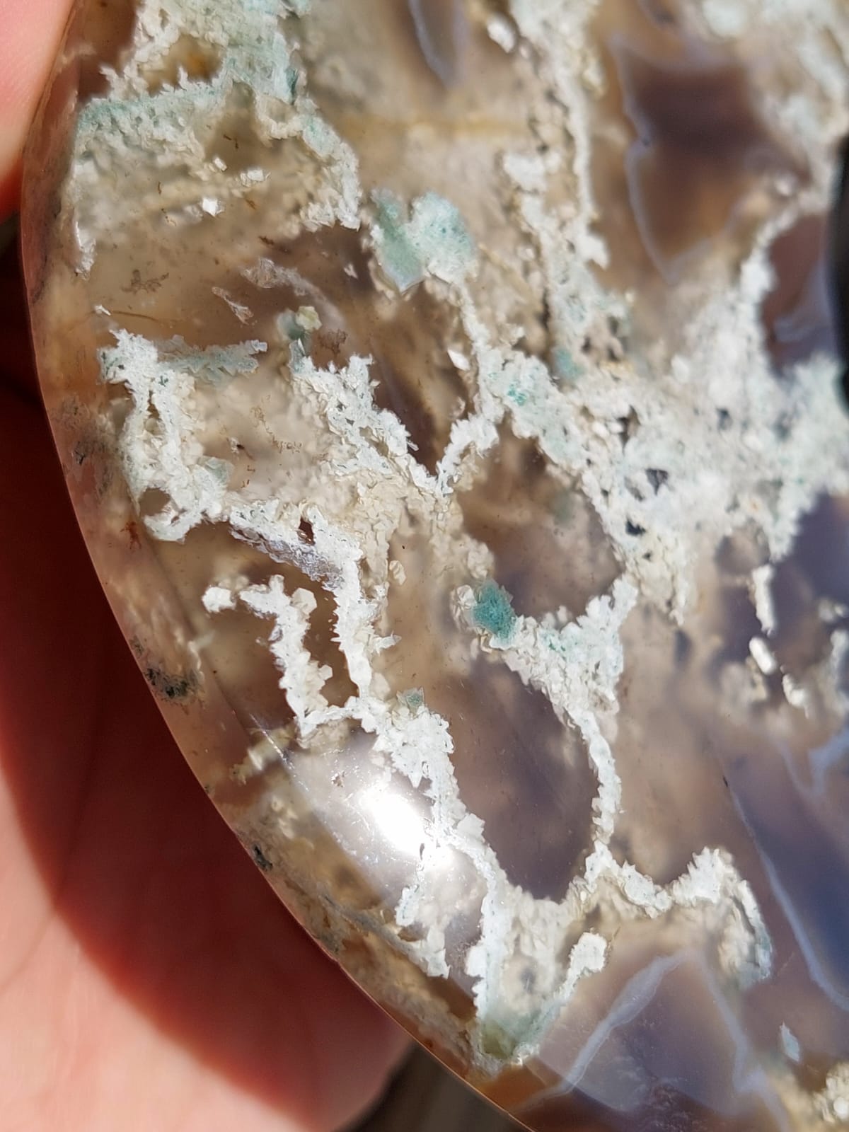 Agata Muschiata Luna - 14 cm
