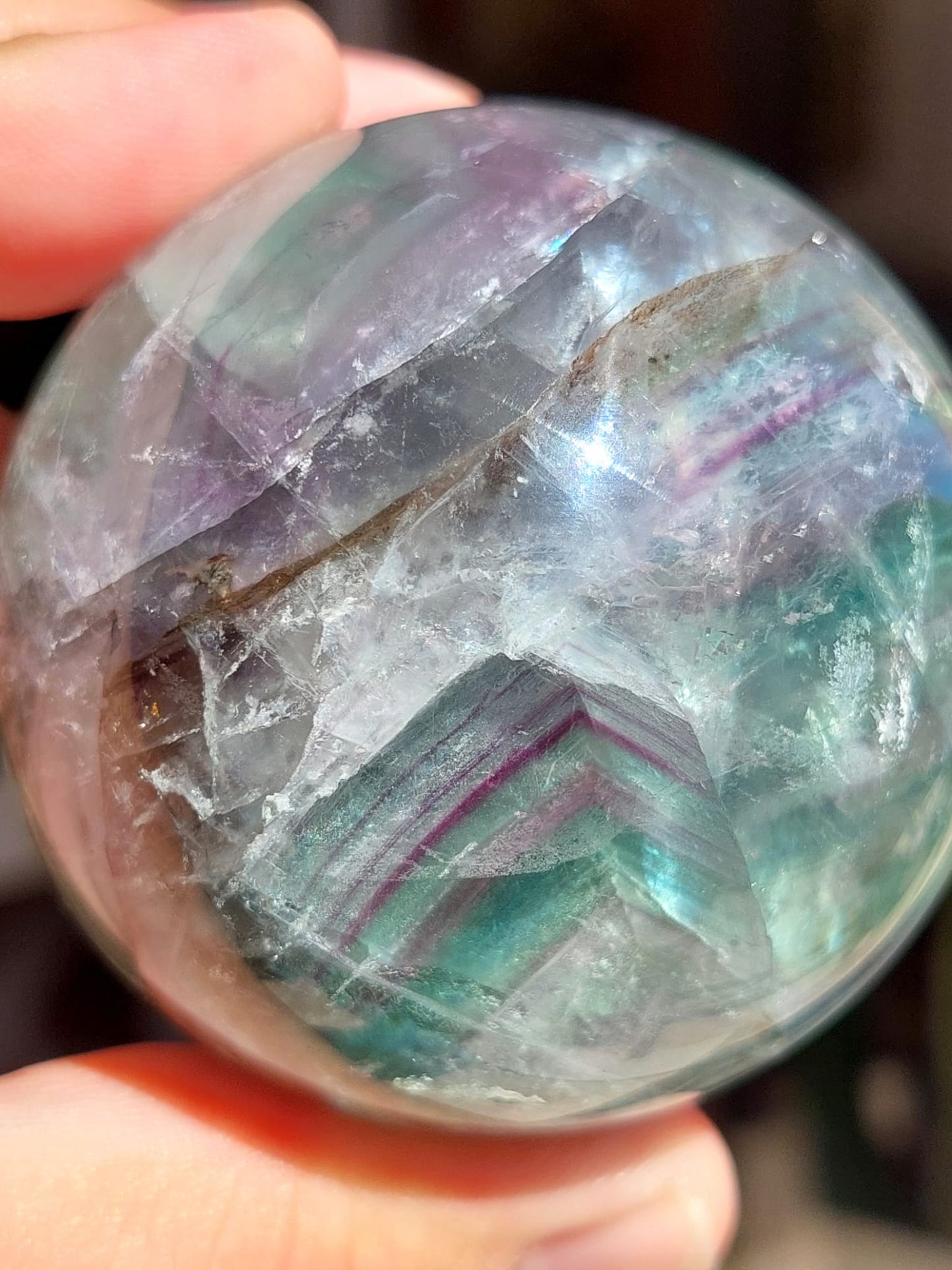 Fluorite sfera - 5,9 cm
