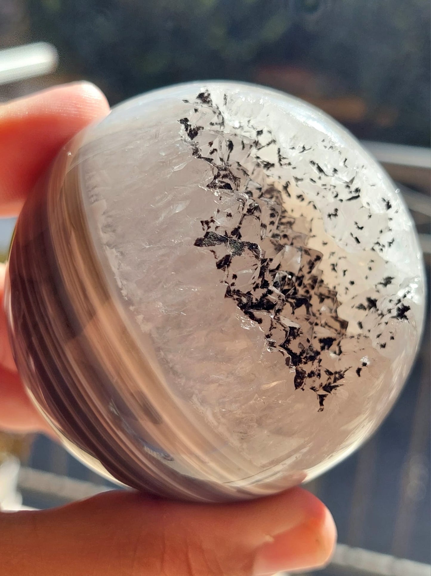Agata Drusy sfera - 6,8 cm