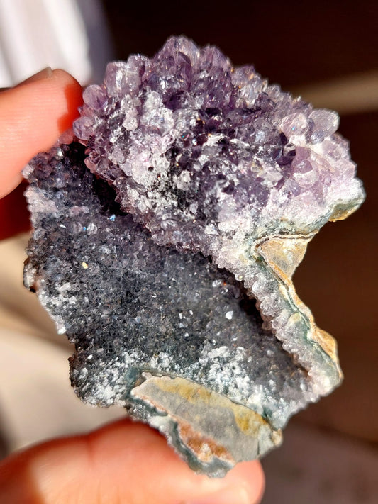 Drusa Ametista nera/viola intenso