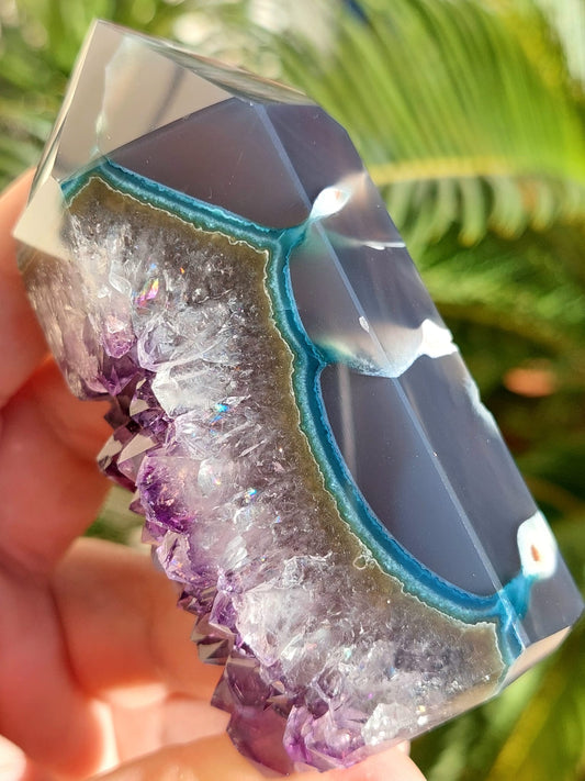 Torre in Agata/Ametista Drusy